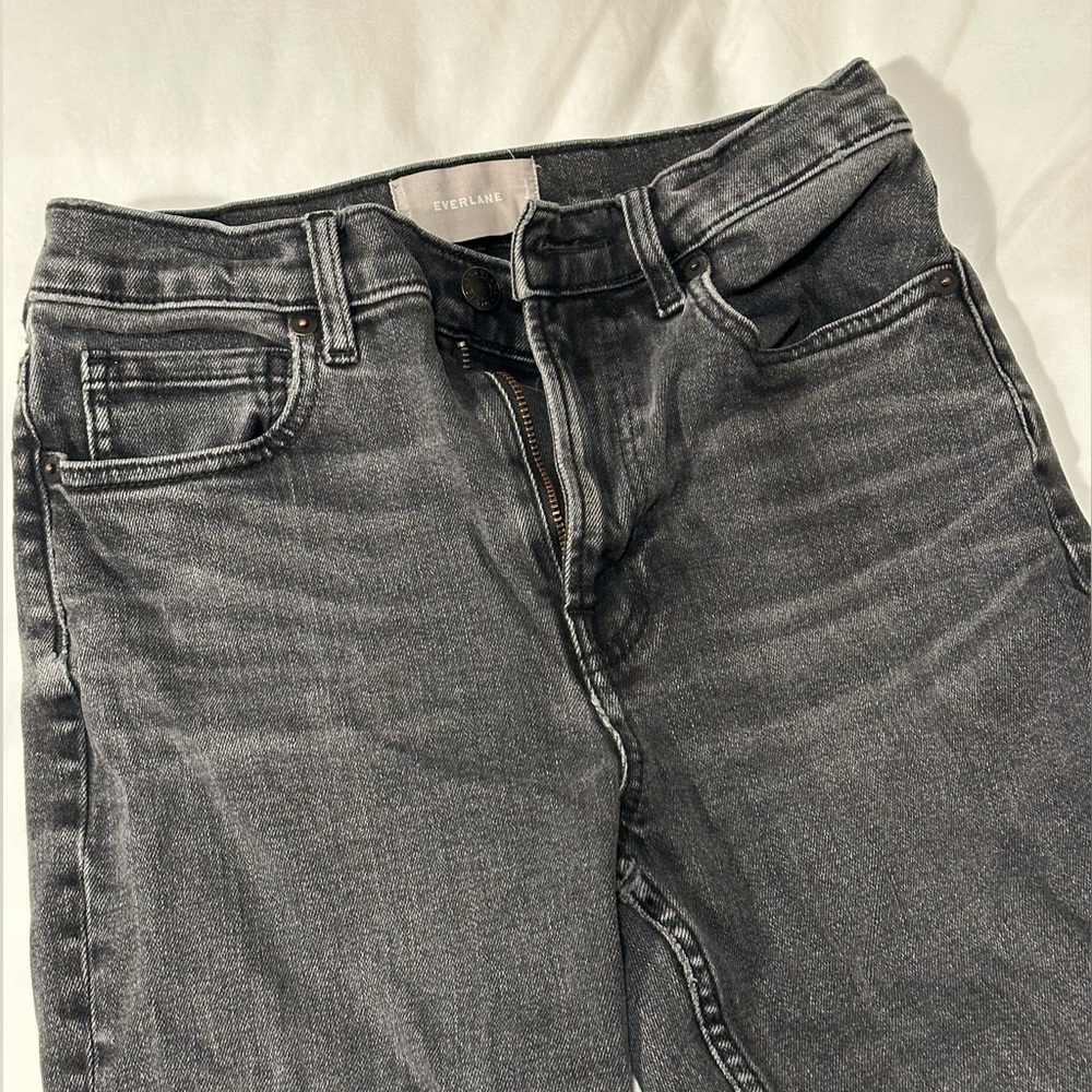 Everlane The High Rise Skinny Jean size 27 black / grey